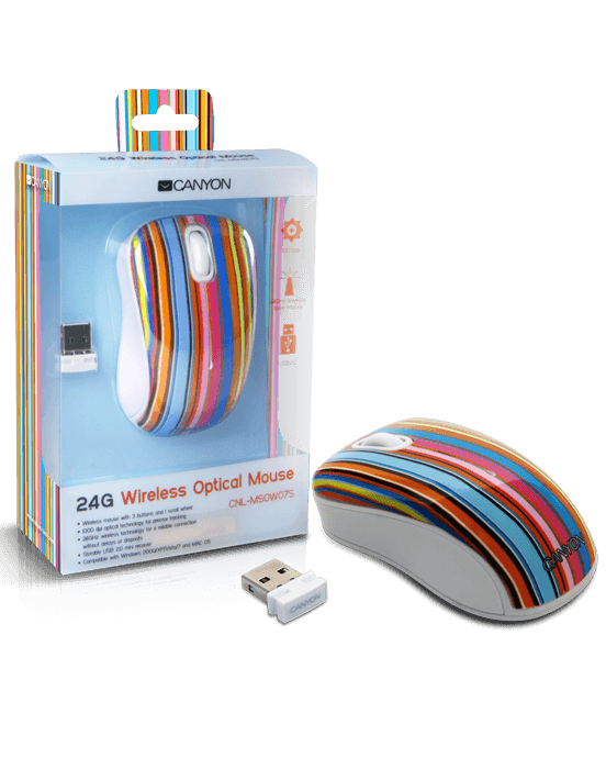 Canyon Wireless Mouse CNL-MS0W07S