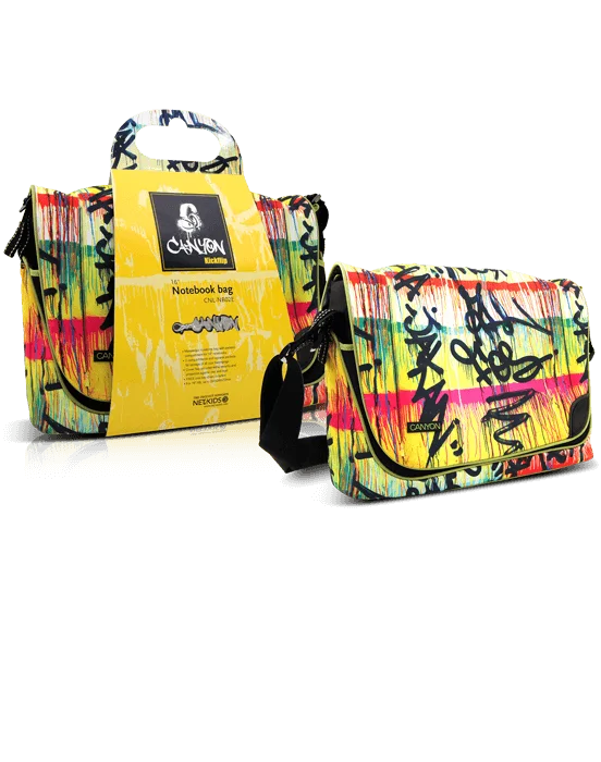Canyon Graffiti 16 inch Notebook Bag CNL-NB02E Canyon Graffiti 16 inch Notebook Bag CNL-NB02E