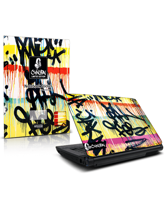 Canyon Notebook Sticker Grafiti CNL-NBS01E