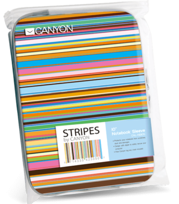 Canyon Stripe 10 inch Notebook Sleeve CNL-NB10S
