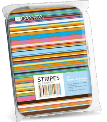 Canyon Stripe 10 inch Notebook Sleeve CNL-NB10S