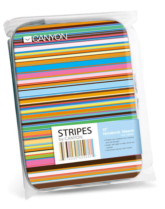 Canyon Stripe 10 inch Notebook Sleeve CNL-NB10S