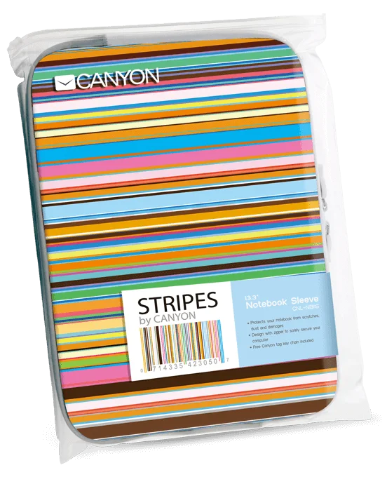 Canyon Stripe 13.3 inch Notebook Sleeve CNL-NB11S Canyon Stripe 13.3 inch Notebook Sleeve CNL-NB11S