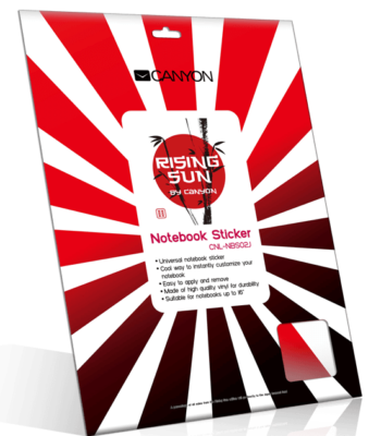 Notebook Sticker Rising Sun