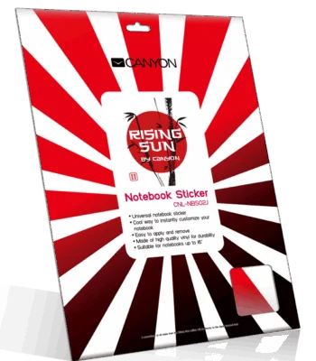 Notebook Sticker Rising Sun