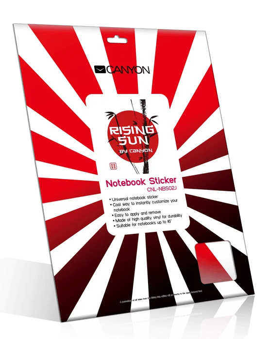Notebook Sticker Rising Sun Notebook Sticker Rising Sun