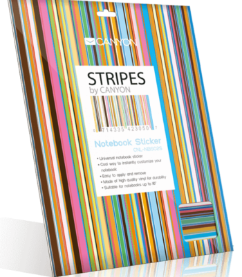 Notebook Sticker Stripes