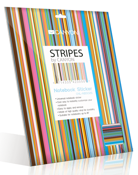 Notebook Sticker Stripes
