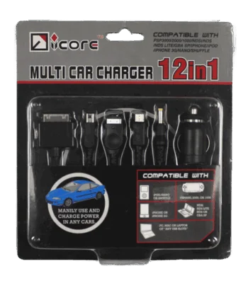 iCore multi CAR power charge cable 12in1