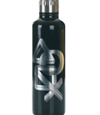 PlayStation Metal Water Bottle Stainless Steel - Black