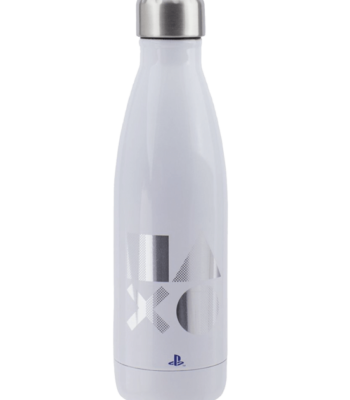 Paladone PlayStation Metal Water Bottle PS5 - White