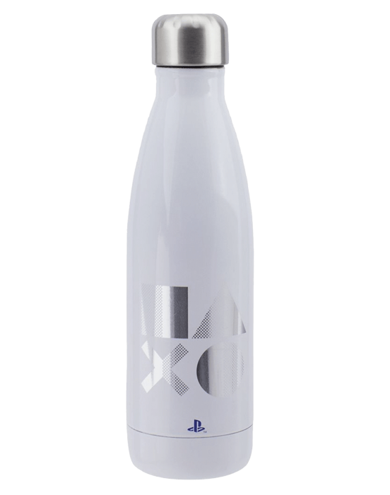 Paladone PlayStation Metal Water Bottle PS5 - White
