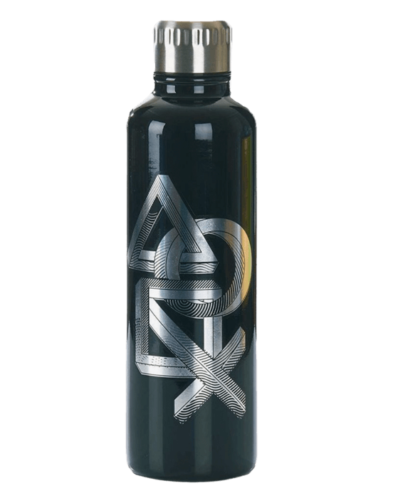 PlayStation Metal Water Bottle Stainless Steel - Black