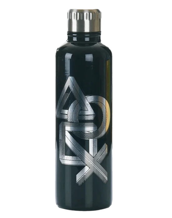 PlayStation Metal Water Bottle Stainless Steel - Black