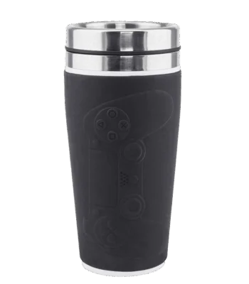PlayStation Controller Travel Mug Stainless Steel - Black