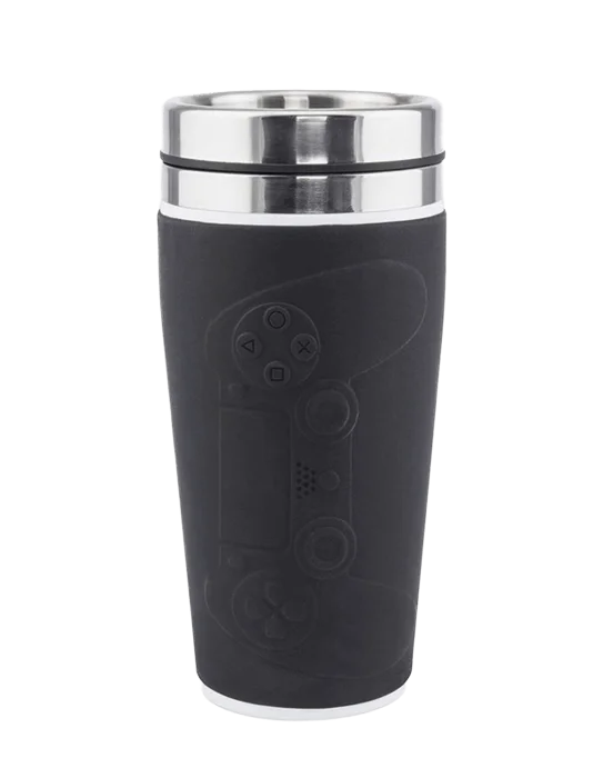 PlayStation Controller Travel Mug Stainless Steel - Black